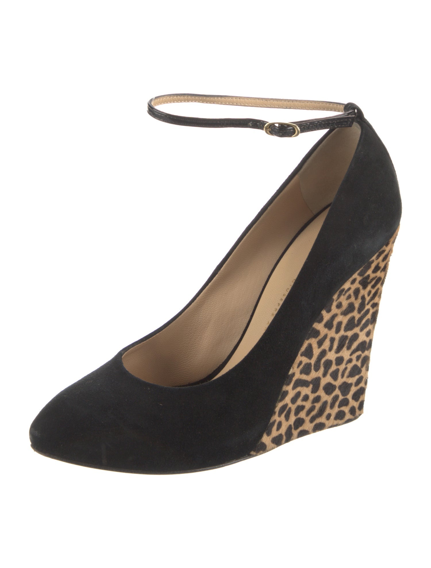 Giuseppe Zanotti Suede Animal Print Pumps