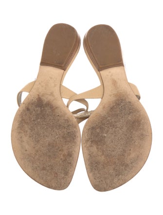 Giuseppe Zanotti Leather Slides