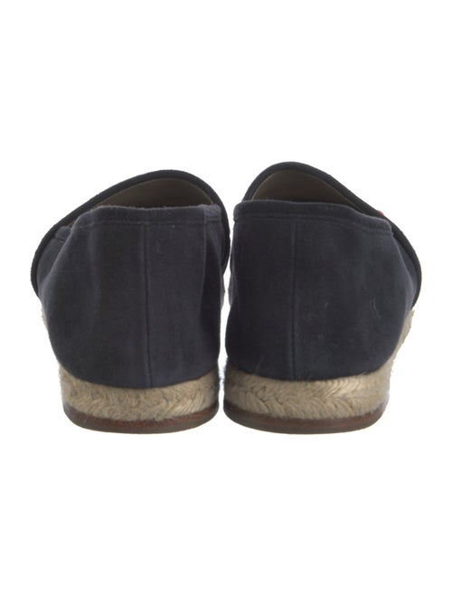 Giuseppe Zanotti Suede Crystal Embellishments Espadrilles