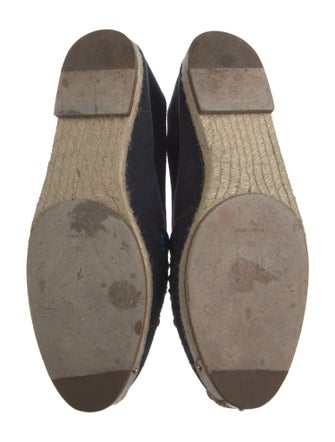 Giuseppe Zanotti Suede Crystal Embellishments Espadrilles