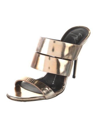 Giuseppe Zanotti Patent Leather Slides