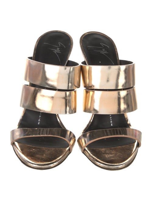 Giuseppe Zanotti Patent Leather Slides