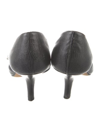 Giuseppe Zanotti Leather Printed D'Orsay Pumps