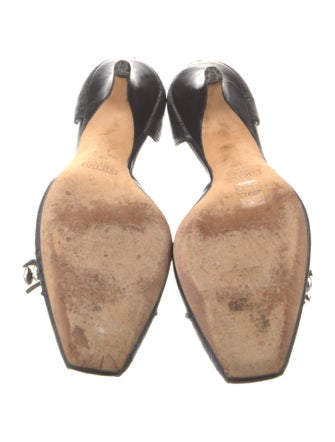 Giuseppe Zanotti Leather Printed D'Orsay Pumps