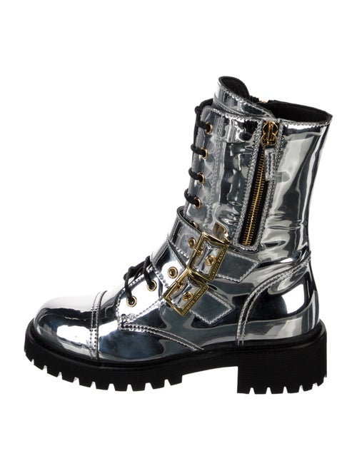 Giuseppe Zanotti Patent Leather Combat Boots