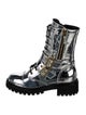 Giuseppe Zanotti Patent Leather Combat Boots