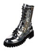 Giuseppe Zanotti Patent Leather Combat Boots