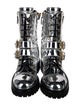 Giuseppe Zanotti Patent Leather Combat Boots