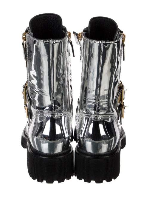 Giuseppe Zanotti Patent Leather Combat Boots