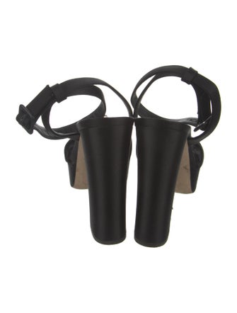 Giuseppe Zanotti Satin Crystal Embellishments Sandals