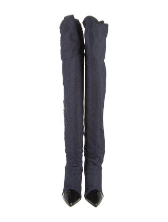 Giuseppe Zanotti Denim Boots