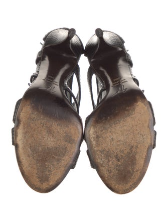 Giuseppe Zanotti Leather T-Strap Pumps