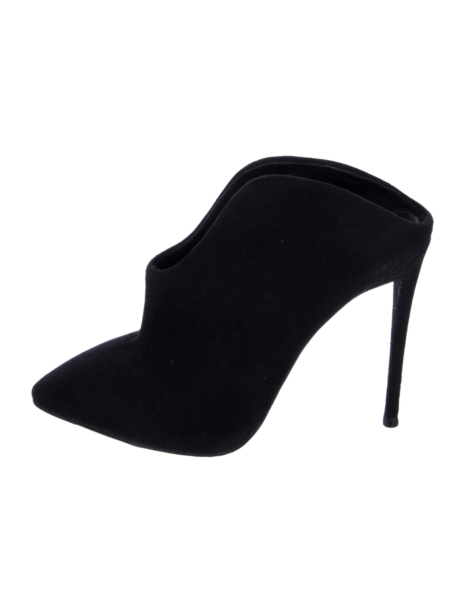 Giuseppe Zanotti Suede Cutout Accent Mules