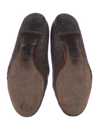 Giuseppe Zanotti Leather Ballet Flats