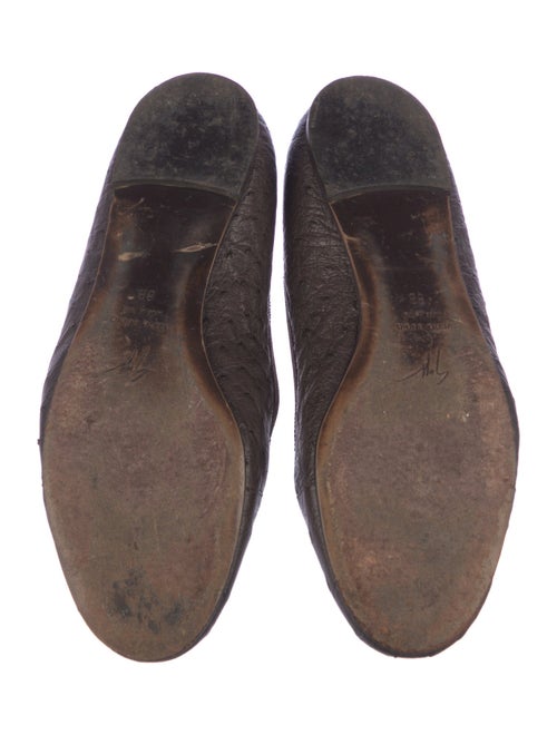 Giuseppe Zanotti Leather Ballet Flats