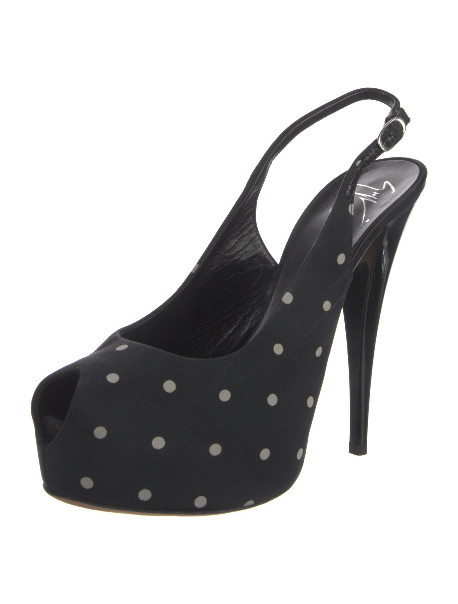 Giuseppe Zanotti Canvas Slingback Pumps