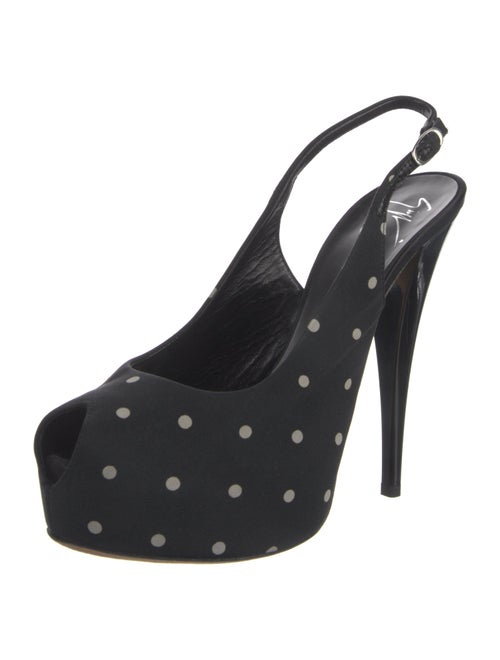 Giuseppe Zanotti Canvas Slingback Pumps