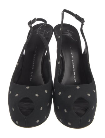 Giuseppe Zanotti Canvas Slingback Pumps