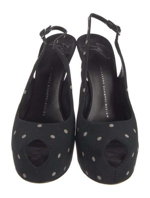 Giuseppe Zanotti Canvas Slingback Pumps