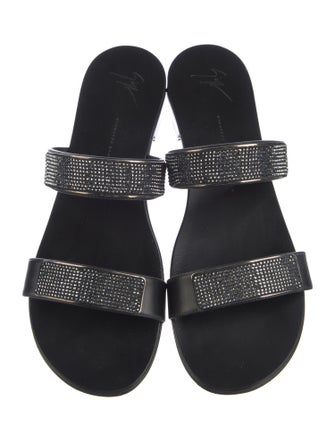 Giuseppe Zanotti Leather Slides