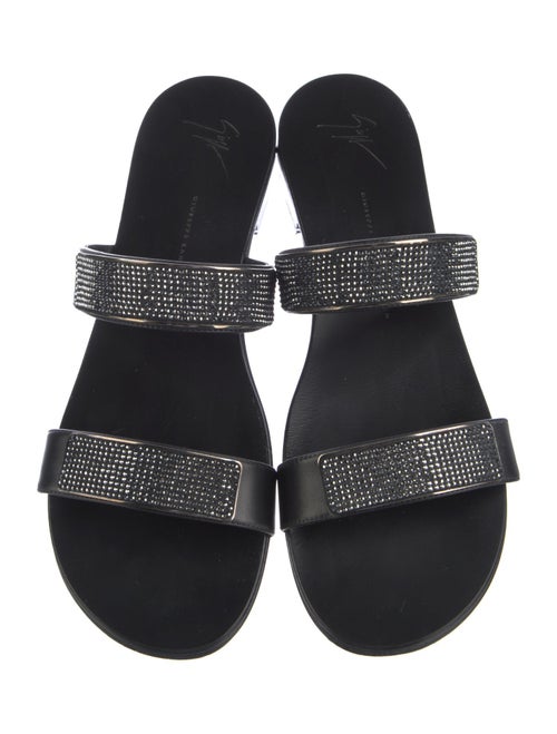 Giuseppe Zanotti Leather Slides