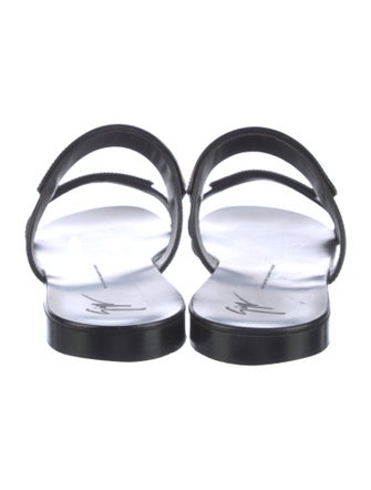 Giuseppe Zanotti Leather Slides