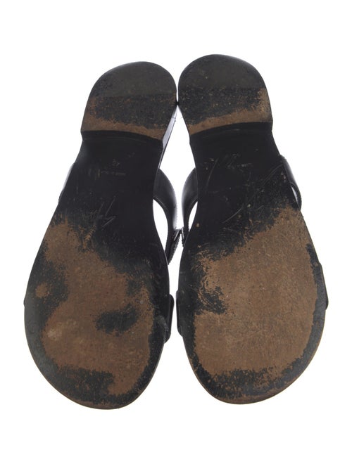 Giuseppe Zanotti Leather Slides