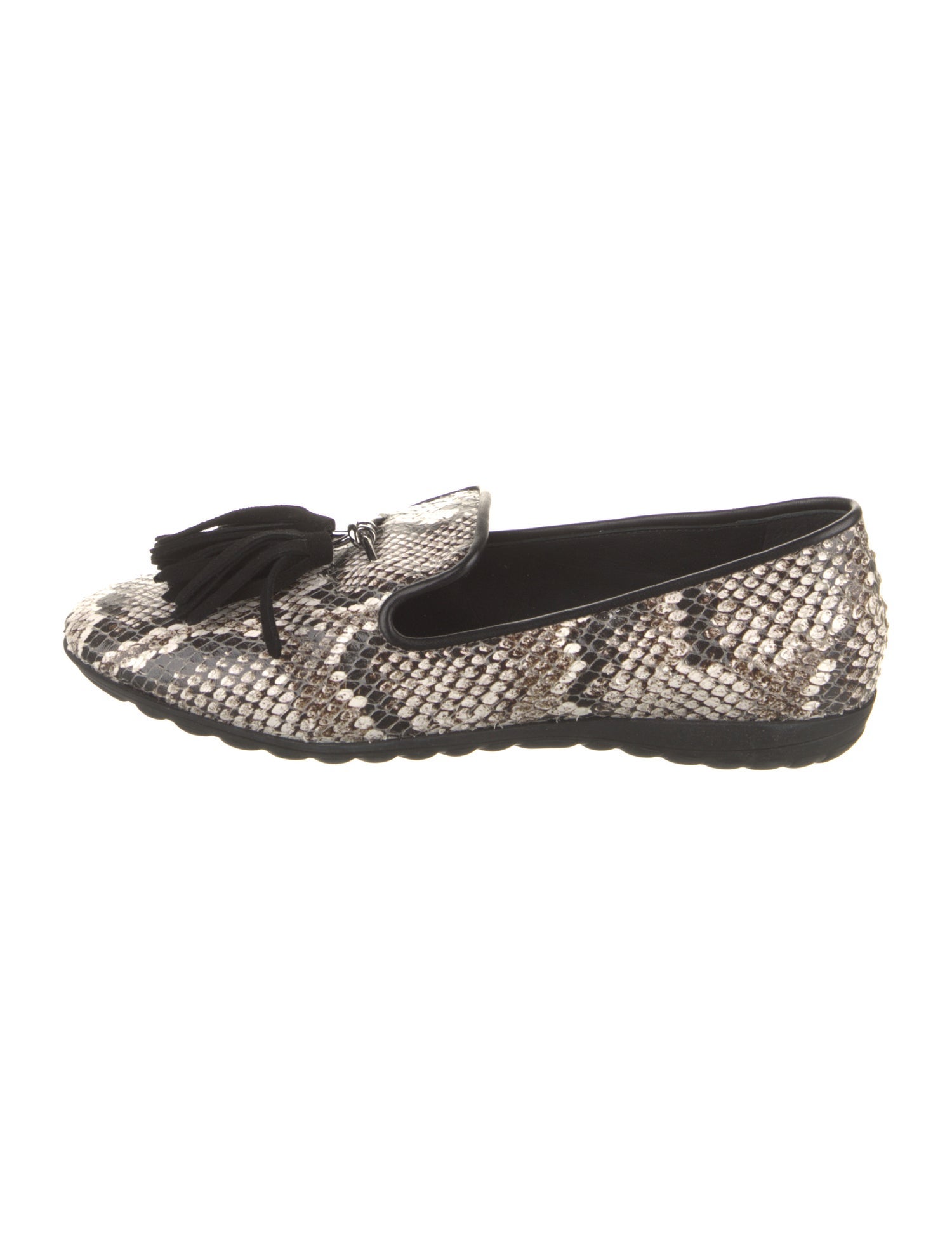 Giuseppe Zanotti Snakeskin Animal Print Loafers