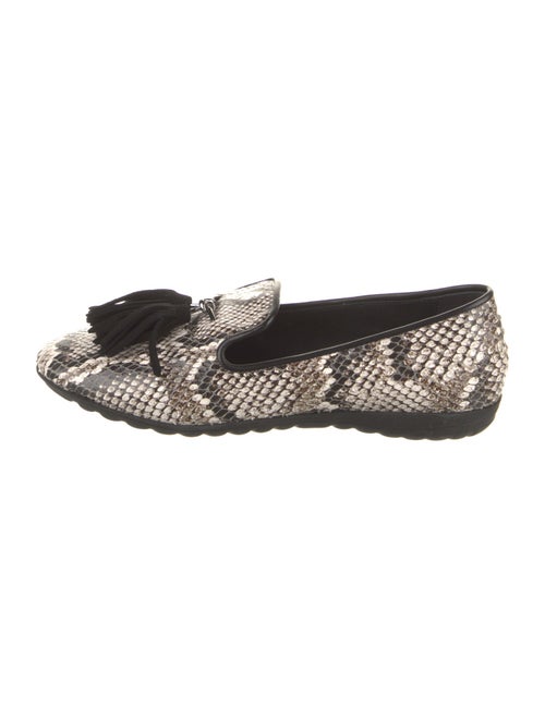 Giuseppe Zanotti Snakeskin Animal Print Loafers