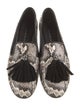 Giuseppe Zanotti Snakeskin Animal Print Loafers