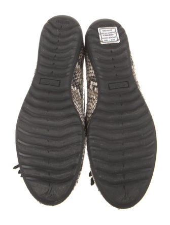 Giuseppe Zanotti Snakeskin Animal Print Loafers
