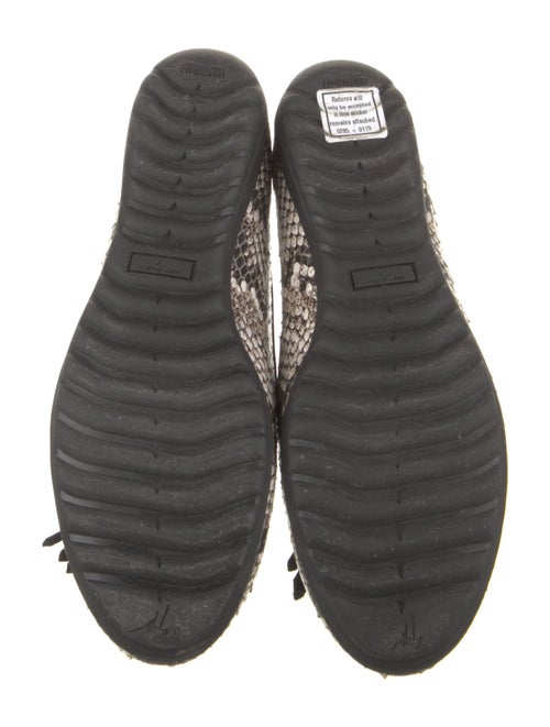 Giuseppe Zanotti Snakeskin Animal Print Loafers
