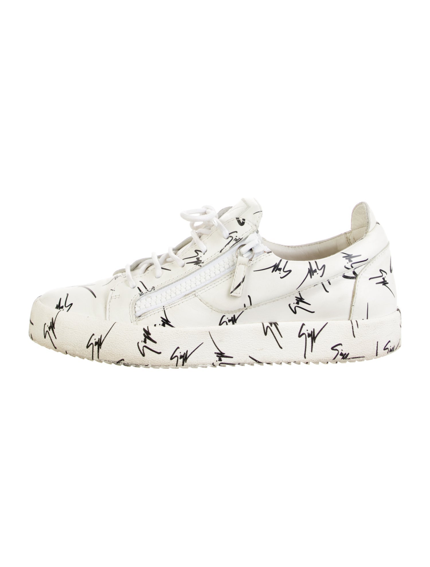 Giuseppe Zanotti Leather Printed Sneakers
