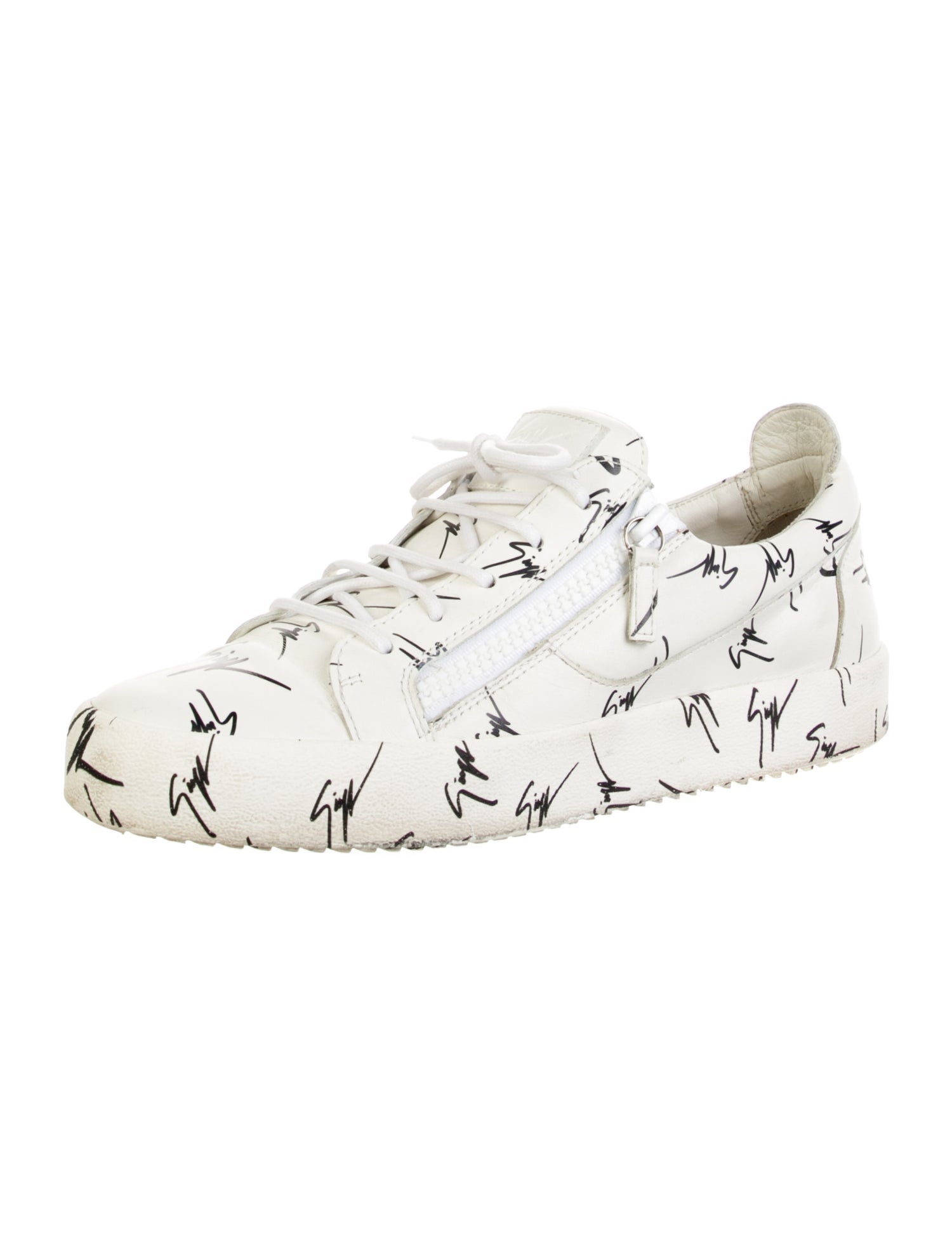 Giuseppe Zanotti Leather Printed Sneakers