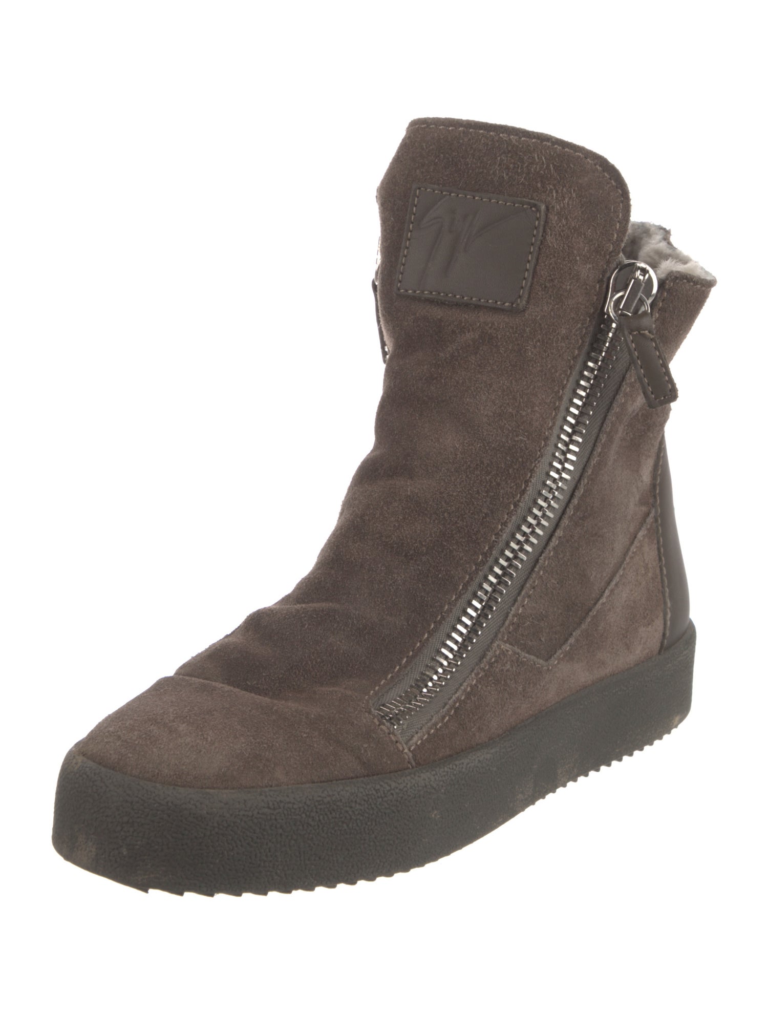 Giuseppe Zanotti Suede Combat Boots