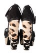 Giuseppe Zanotti Suede Animal Print Sandals