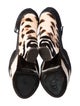 Giuseppe Zanotti Suede Animal Print Sandals