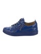 Giuseppe Zanotti Patent Leather Leather Trim Embellishment Sneakers