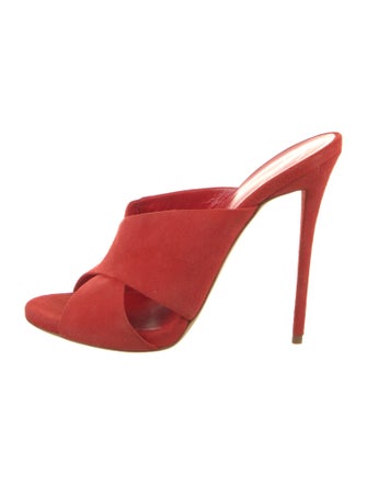 Giuseppe Zanotti Suede Slides