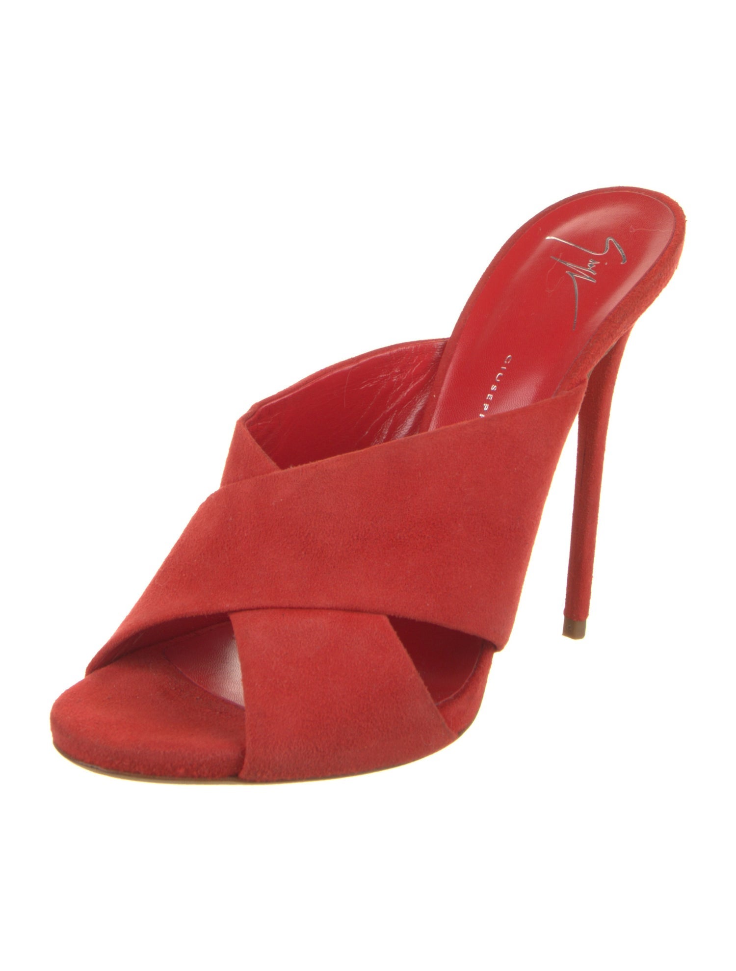 Giuseppe Zanotti Suede Slides