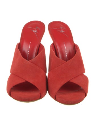Giuseppe Zanotti Suede Slides
