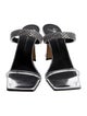 Giuseppe Zanotti Leather Crystal Embellishments Slides