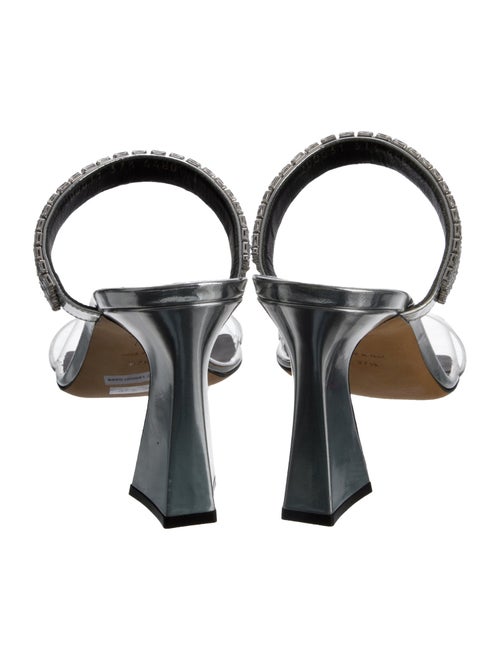 Giuseppe Zanotti Leather Crystal Embellishments Slides