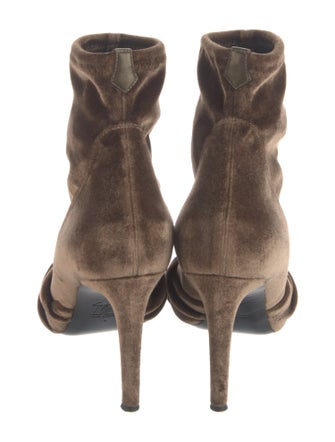 Giuseppe Zanotti Velvet Animal Print Sock Boots