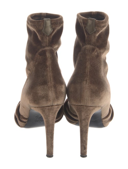 Giuseppe Zanotti Velvet Animal Print Sock Boots