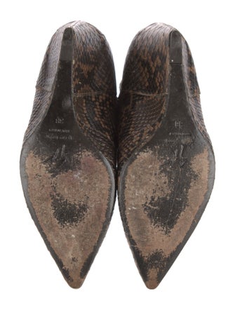 Giuseppe Zanotti Embossed Leather Animal Print Boots