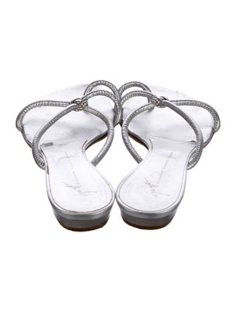 Giuseppe Zanotti Crystal Embellishments Slides