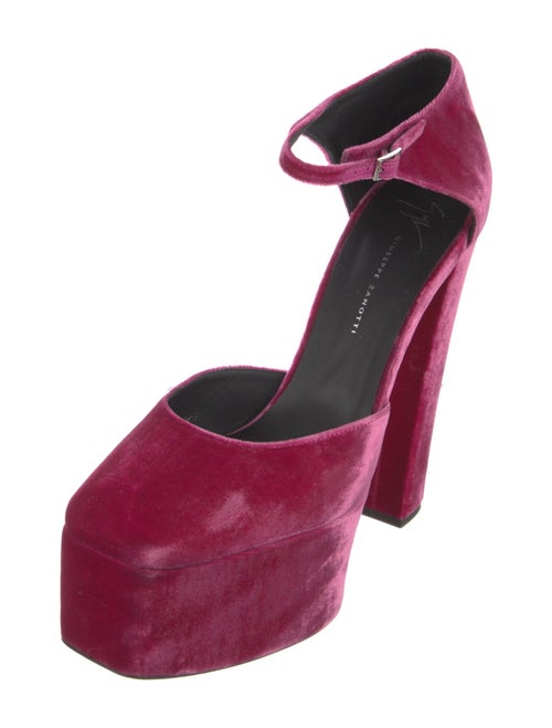 Giuseppe Zanotti Velvet D'Orsay Pumps