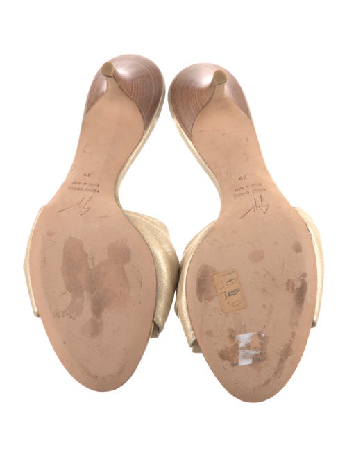 Giuseppe Zanotti Leather Slides