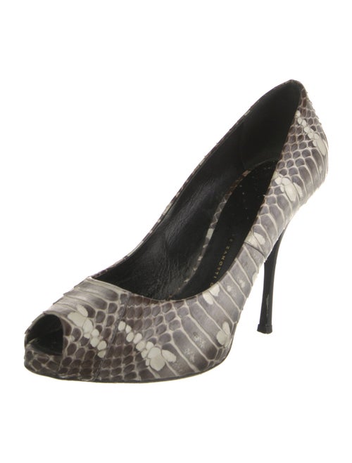 Giuseppe Zanotti Python Animal Print Pumps